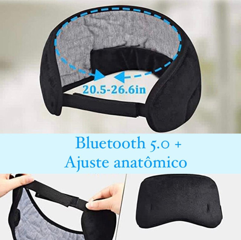 Mascara Para Dormir Com Fone De Ouvido Bluetooth Integrado - Shop Center Digital