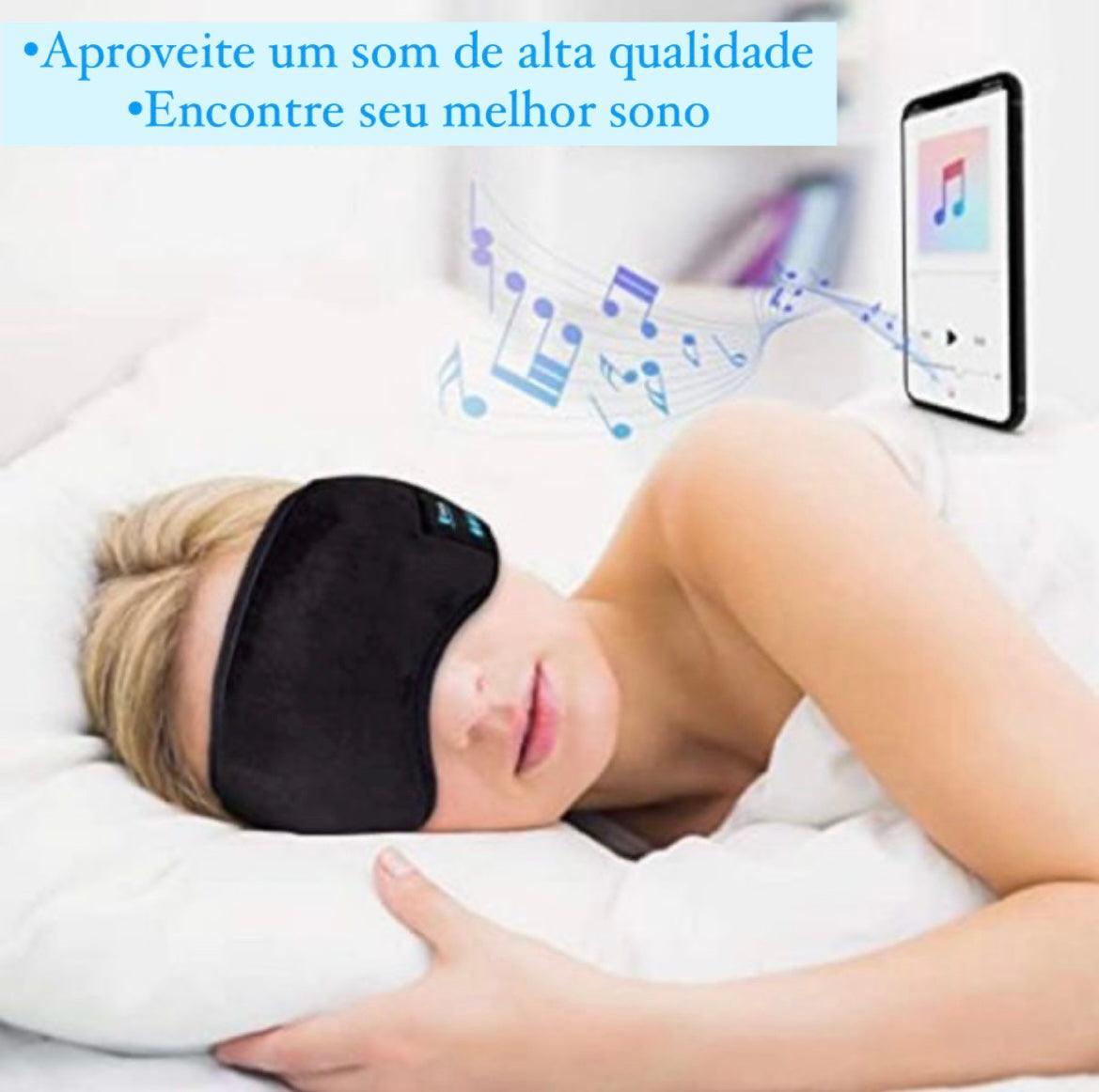 Mascara Para Dormir Com Fone De Ouvido Bluetooth Integrado - Shop Center Digital
