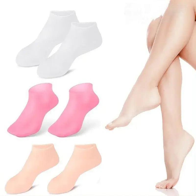 Meia De Silicone Hidratante E Anti Fissura - Shop Center Digital