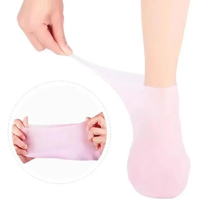 Meia De Silicone Hidratante E Anti Fissura - Shop Center Digital