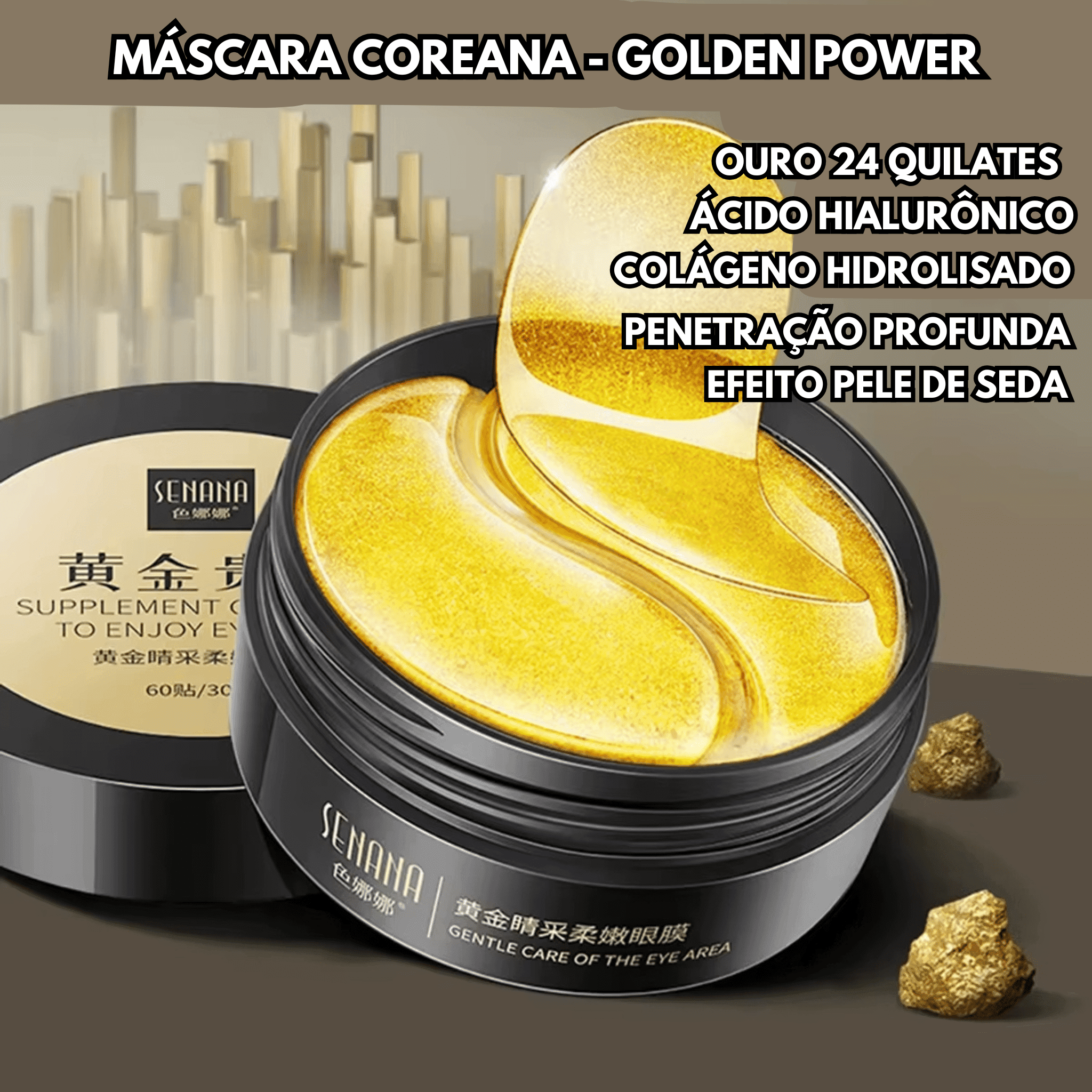 Máscara Coreana - Golden Power©